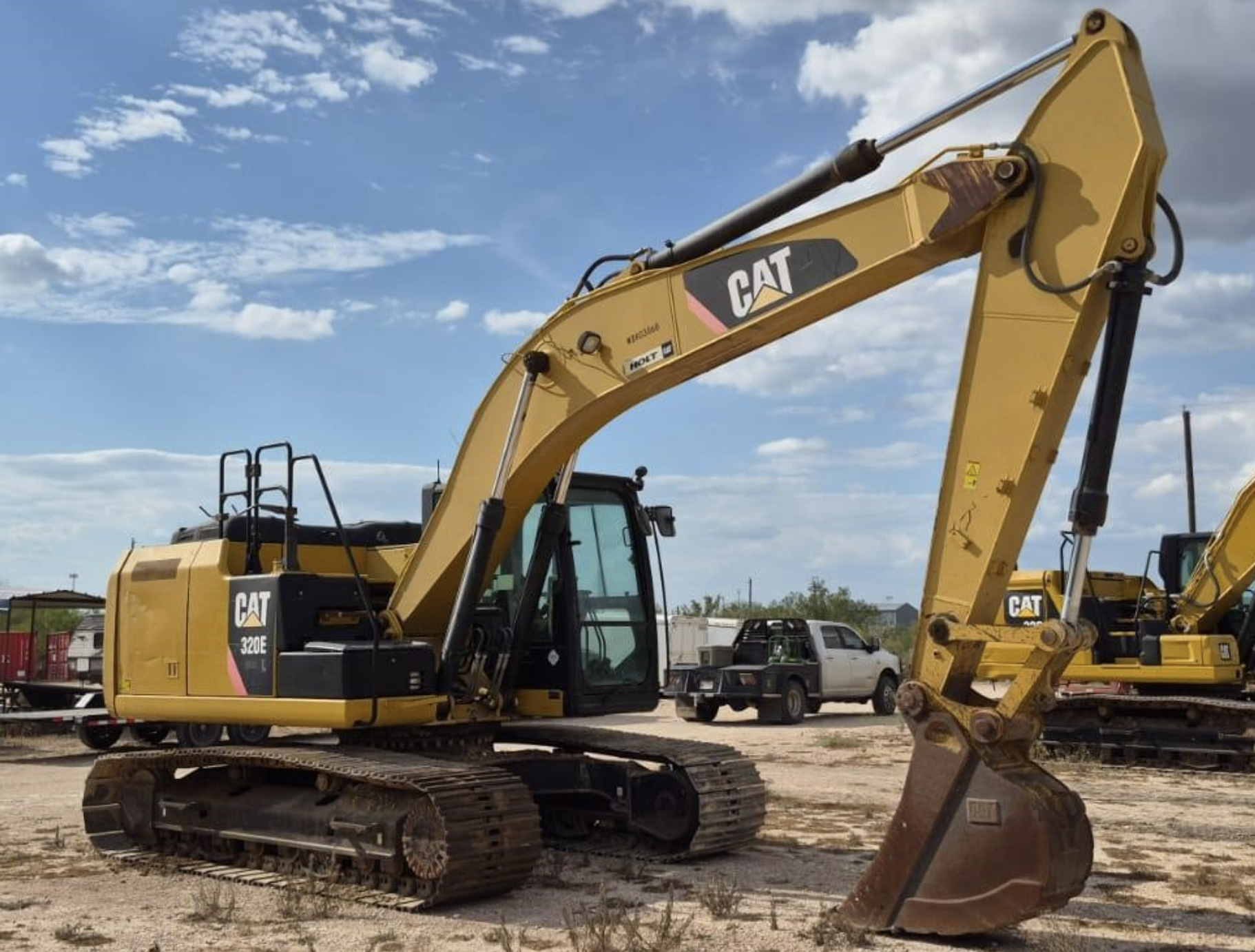 Brazo y stick de la excavadora Caterpillar 320EL 2014