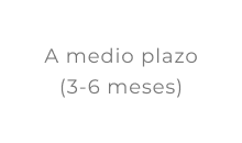 A medio plazo (3-6 meses)