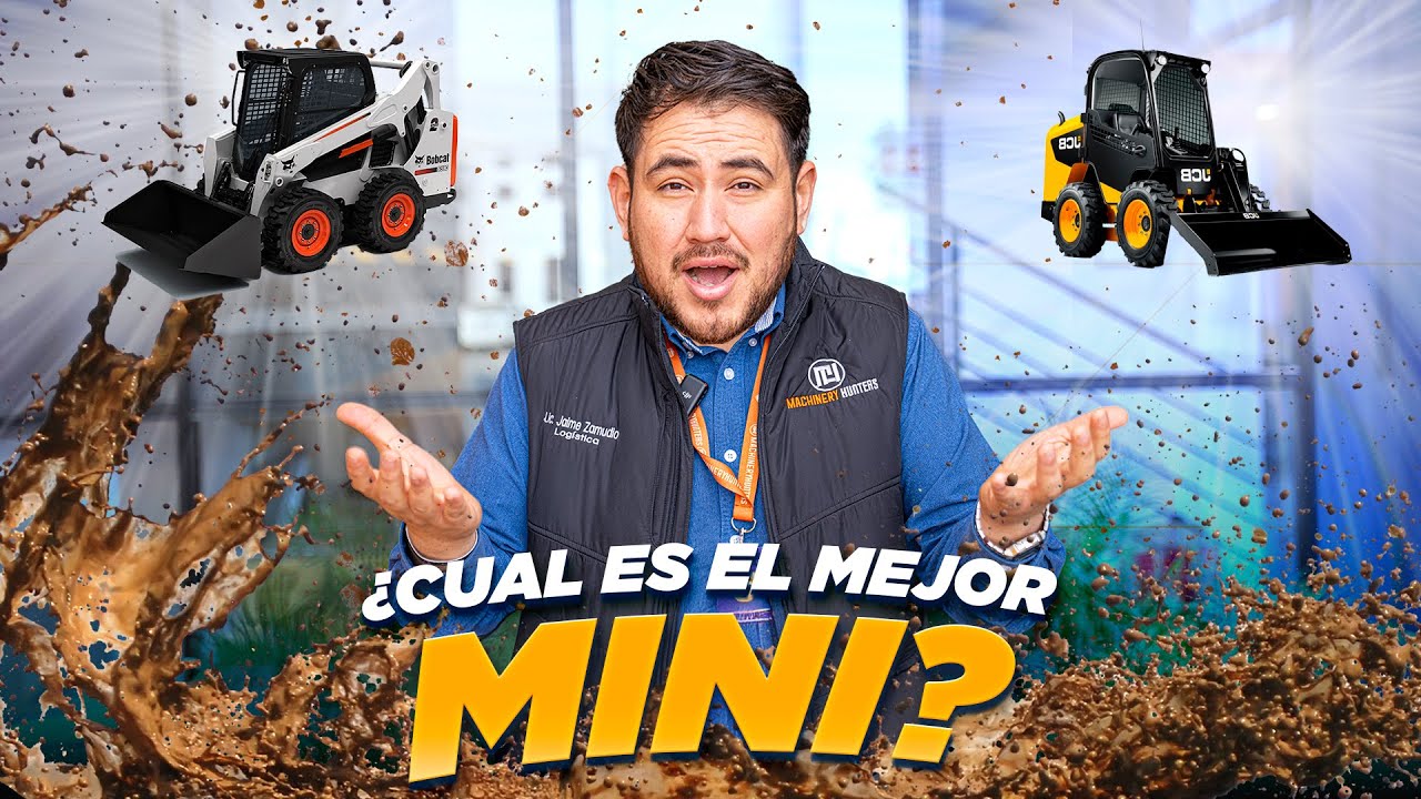 Minicargadores Bobcat vs. JCB