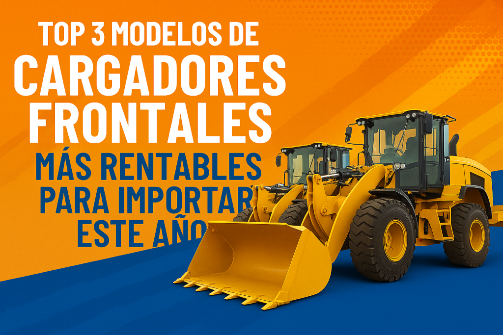 cargadores Caterpillar, Komatsu y John Deere