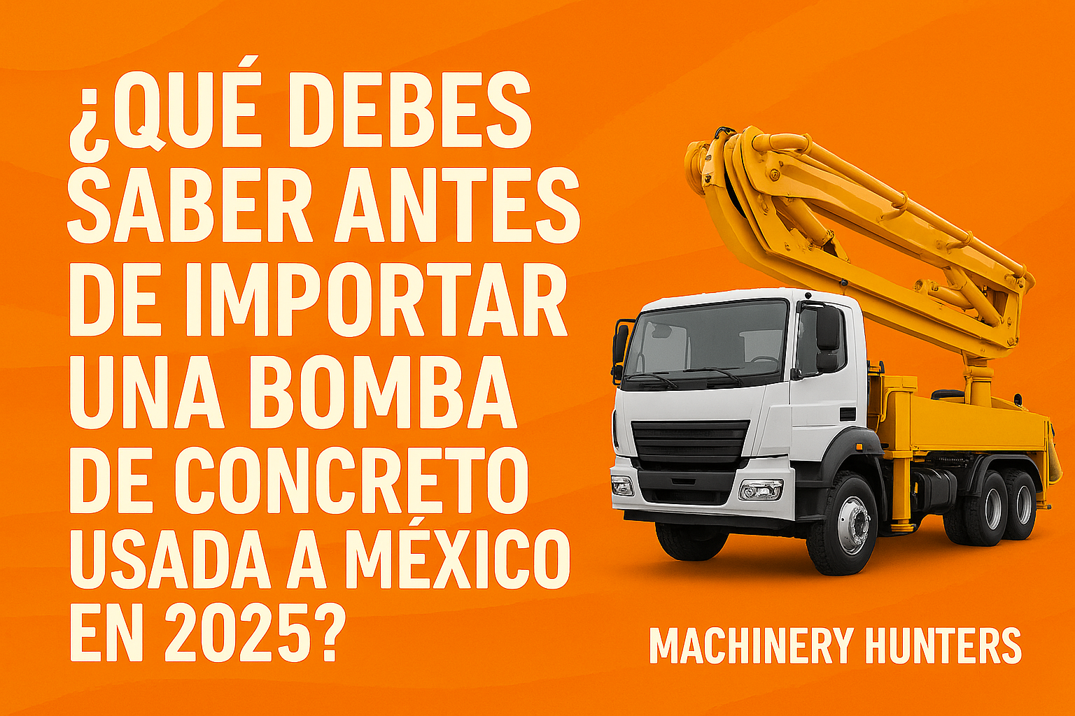 subastas de bombas de concreto EE.UU.