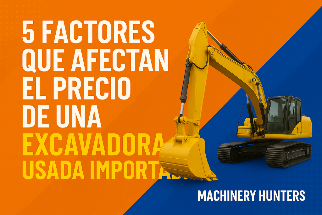 precio de excavadoras importadas