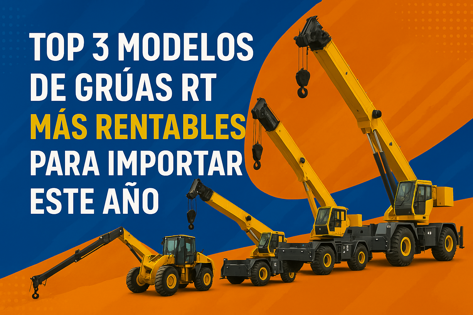 grúas RT para importación