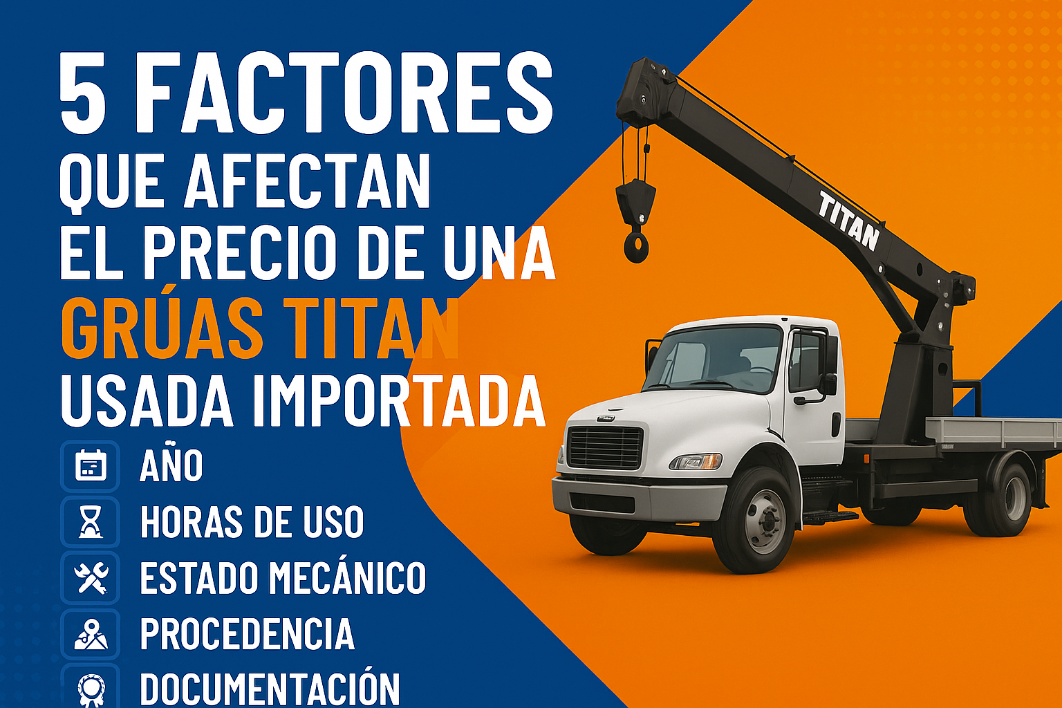 factores que influyen en valor de grúa