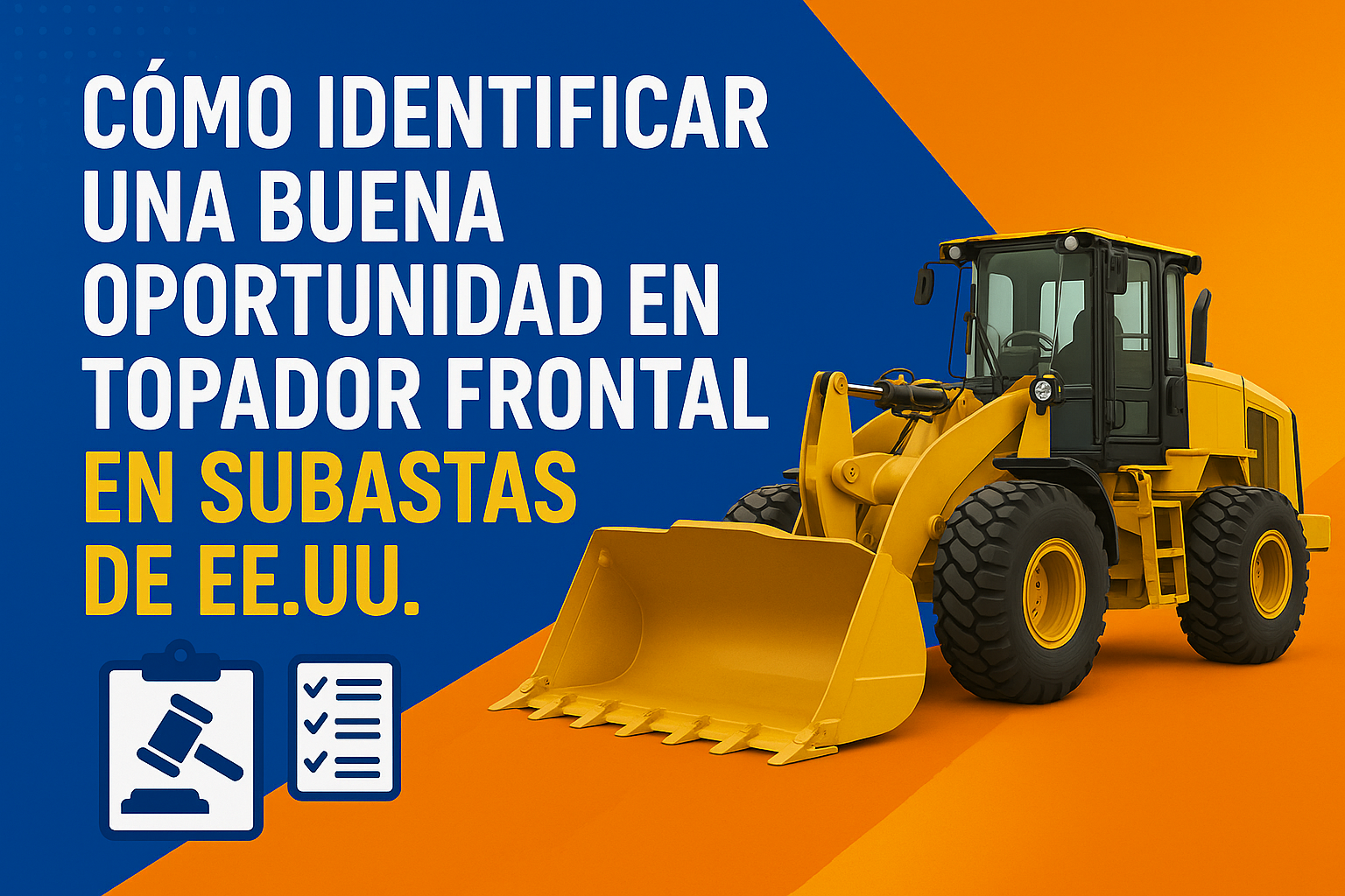 inspección de bulldozer usado