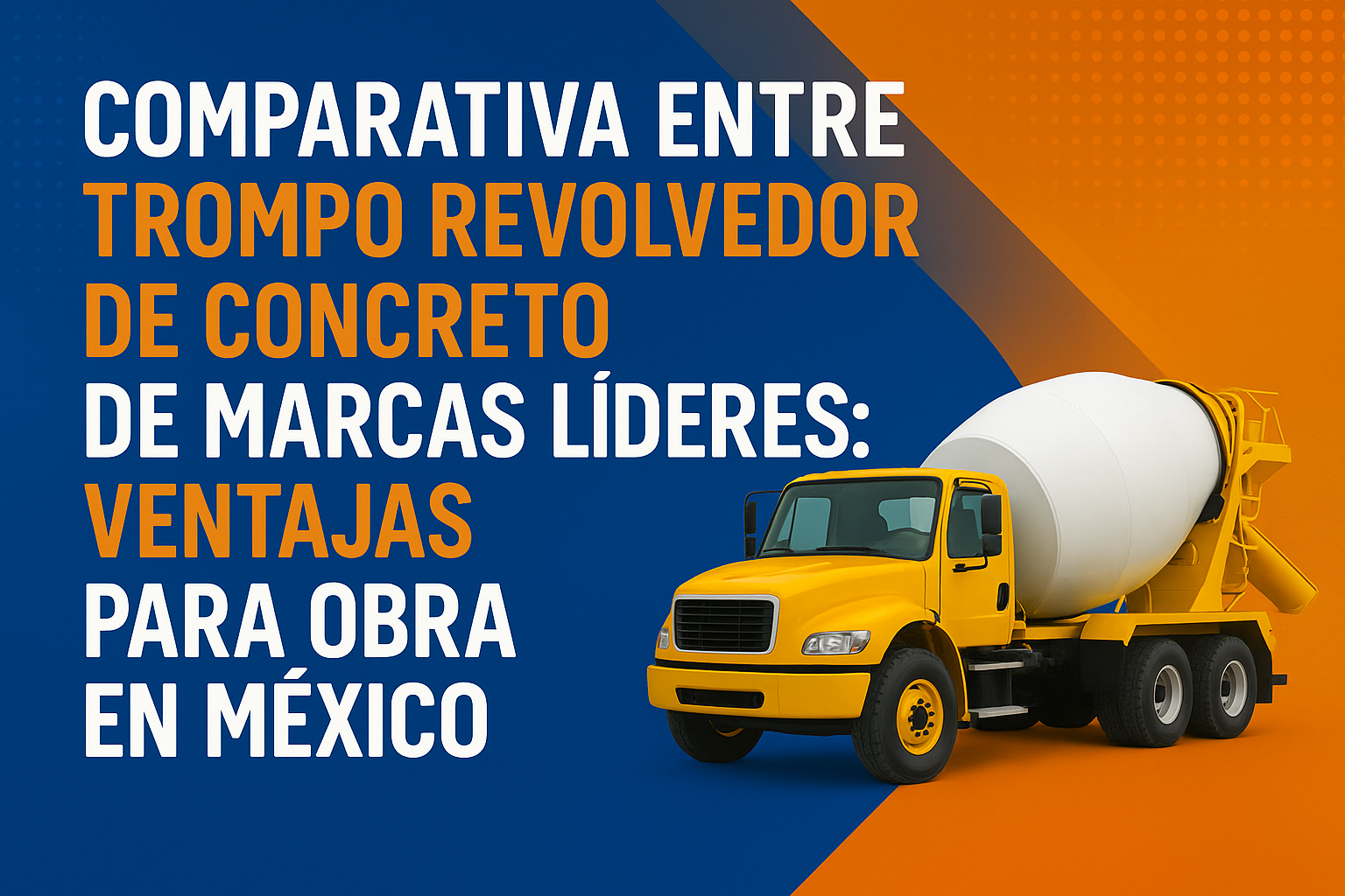 mezcladora de concreto móvil