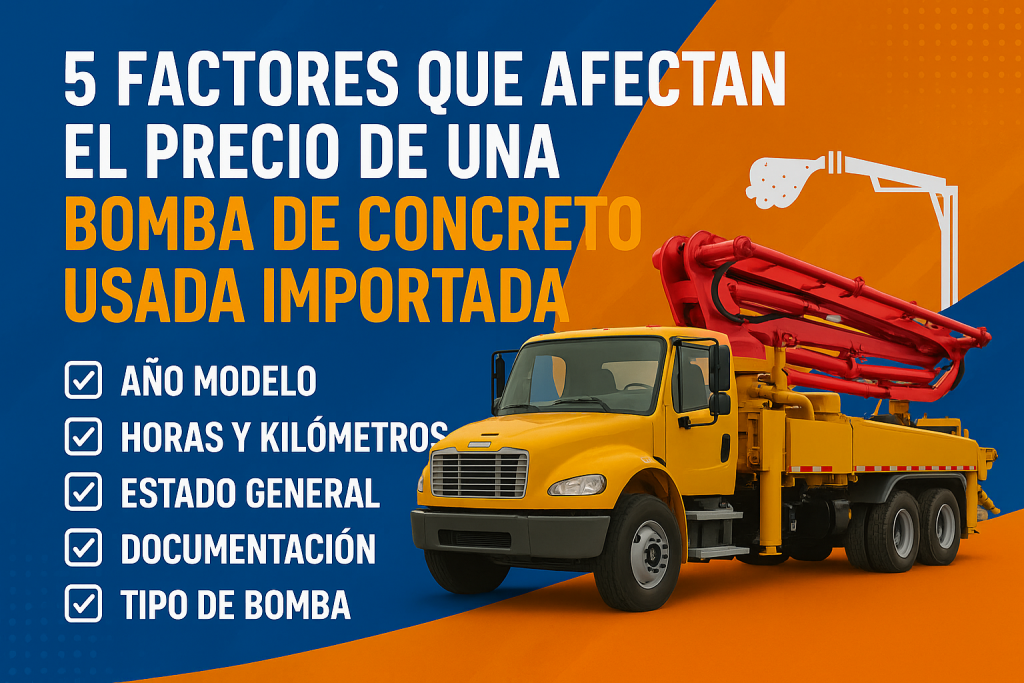importar bomba de concreto desde EE.UU.