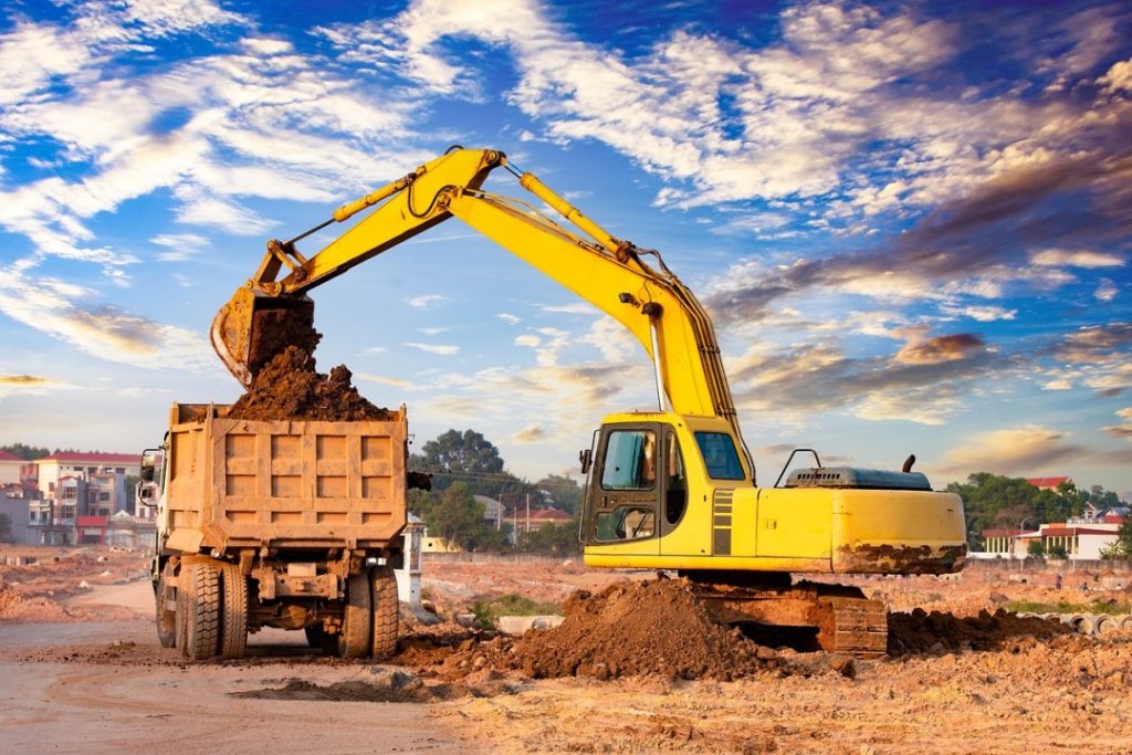 Excavadoras en subastas de EE.UU