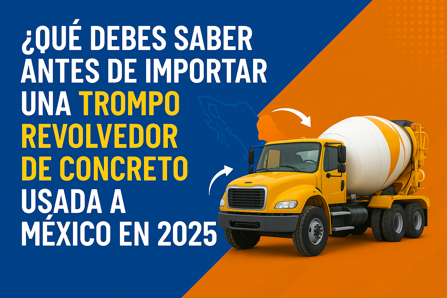 importar mezcladora de concreto usada