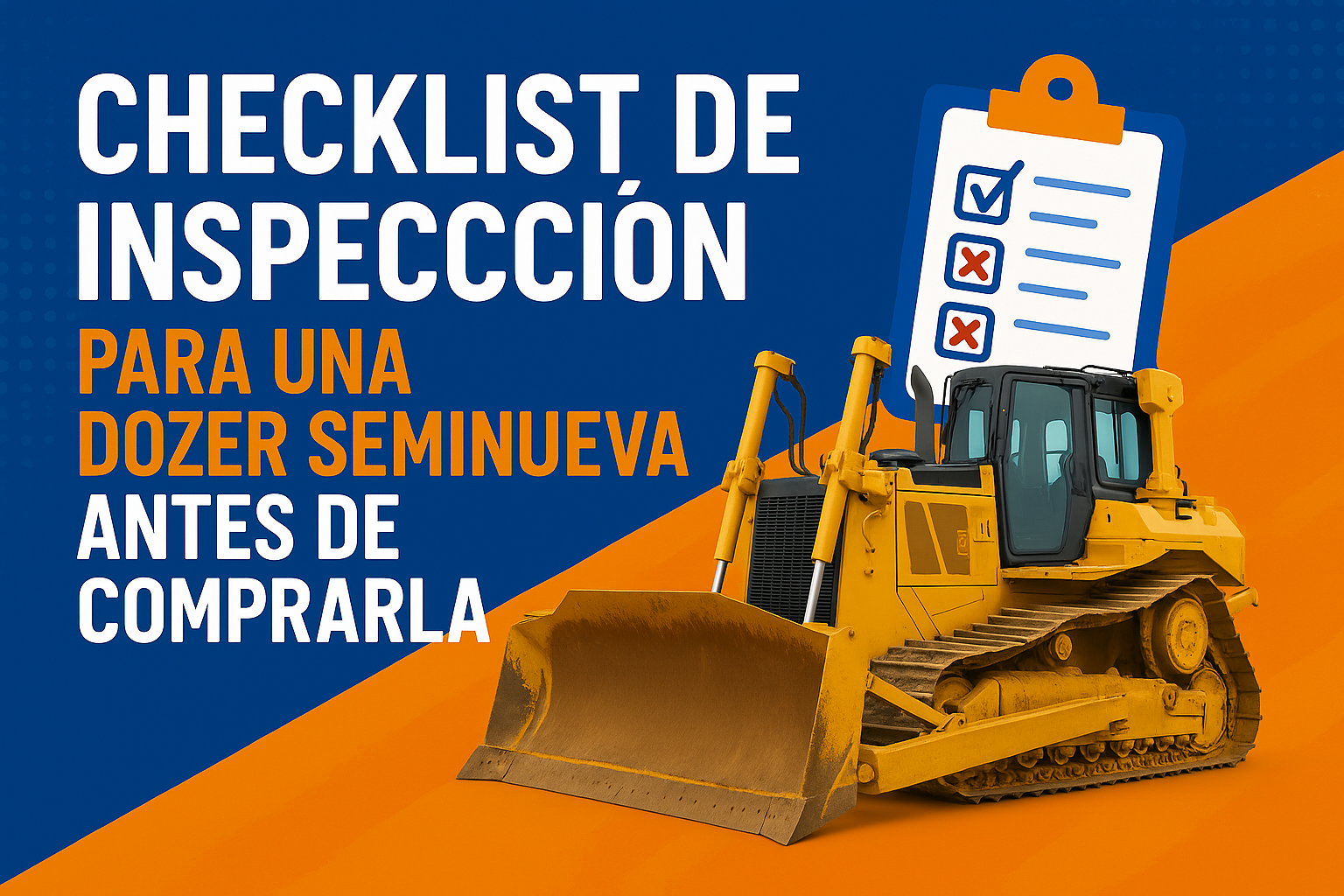 inspección bulldozer seminuevo