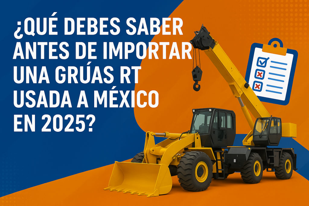 importación de grúas RT usadas