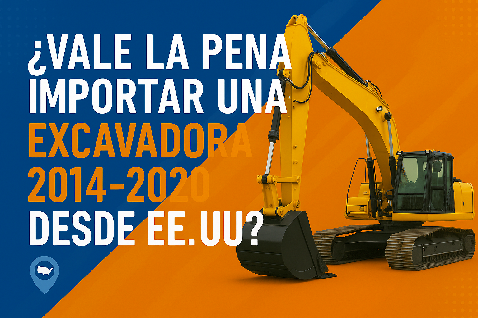 importar excavadora usada