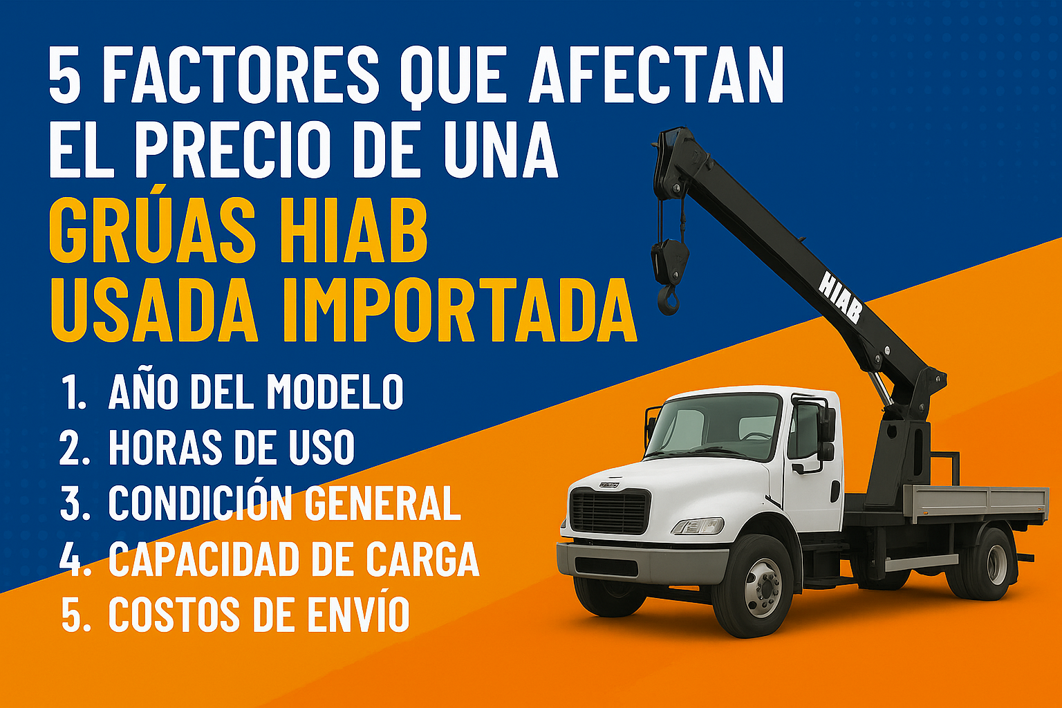 precio grúa hiab usada