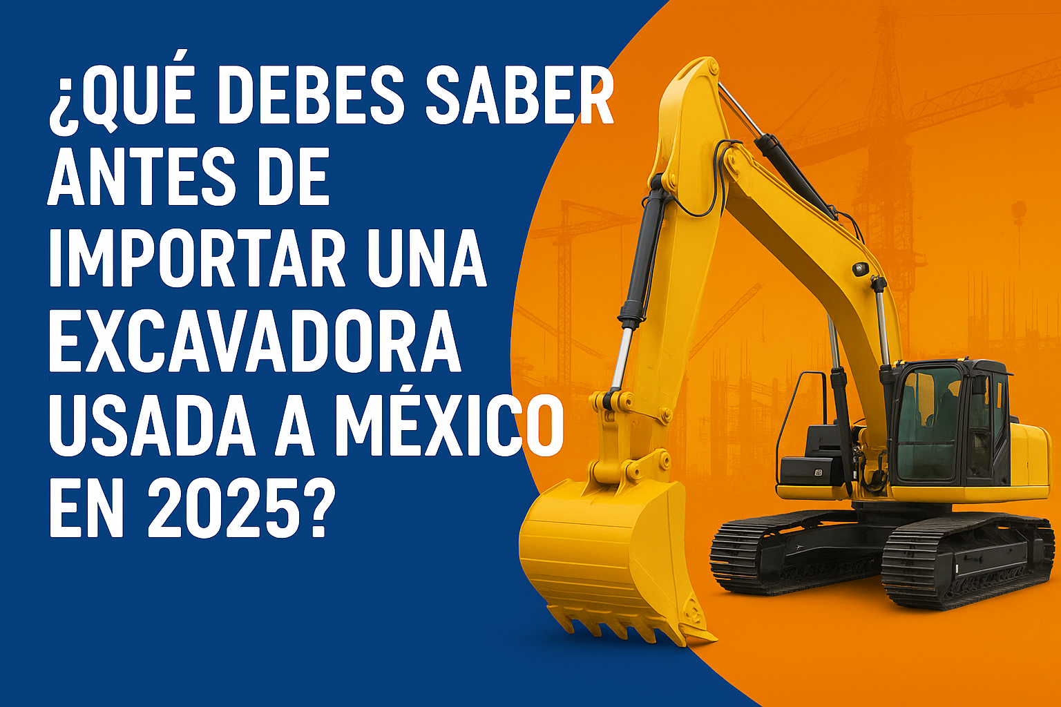 importación de excavadoras usadas