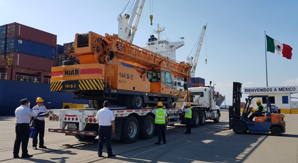 importar grúas Hiab México
