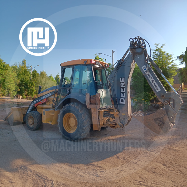 Retroexcavadora John Deere 2018 con extensión trasera disponible en Guadalajara