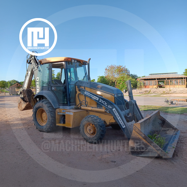 Retroexcavadora John Deere 310EL importada de USA lista en Puebla
