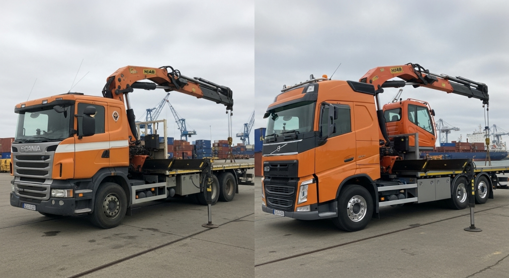 grúa Hiab 2015 vs 2020