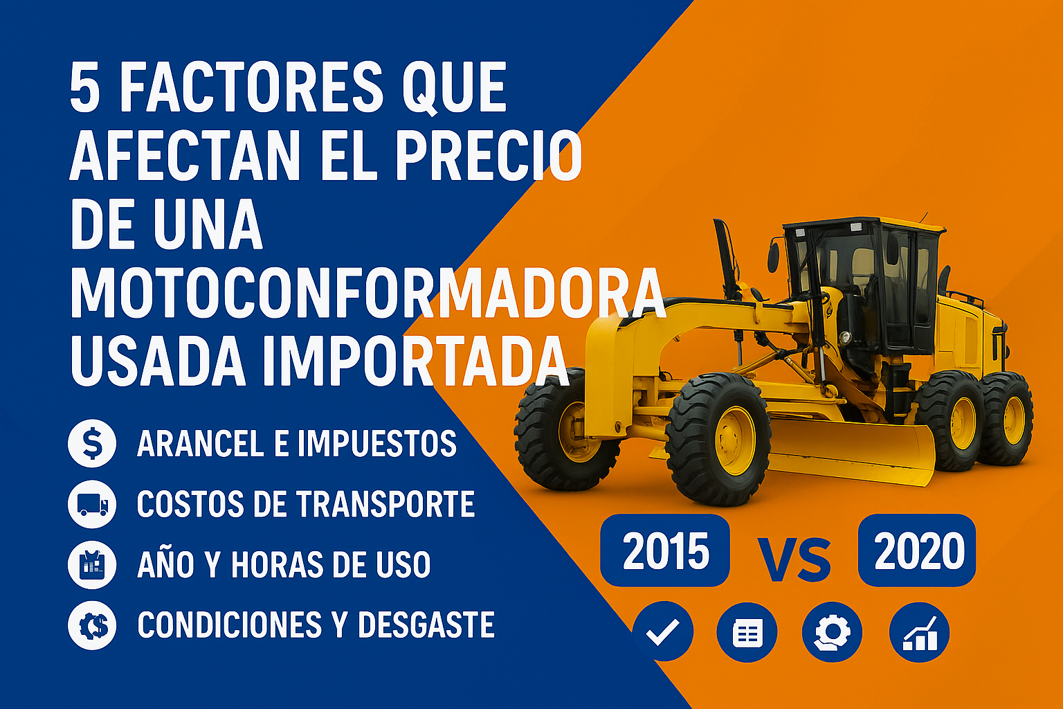 costos importación maquinaria pesada