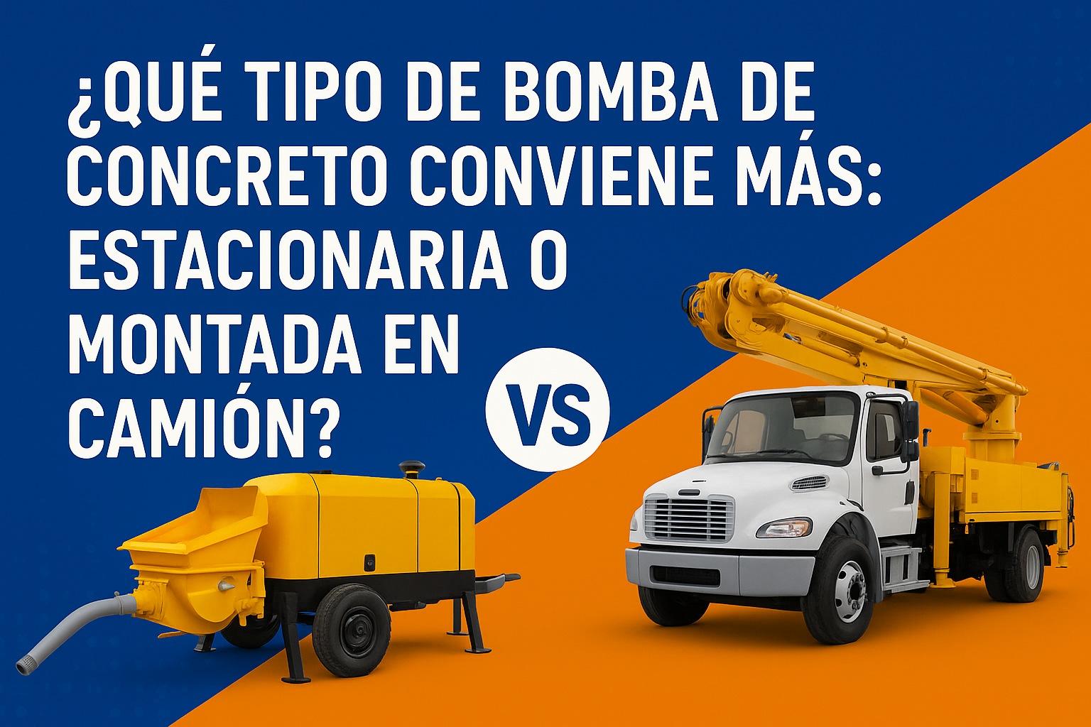 bomba de concreto estacionaria
