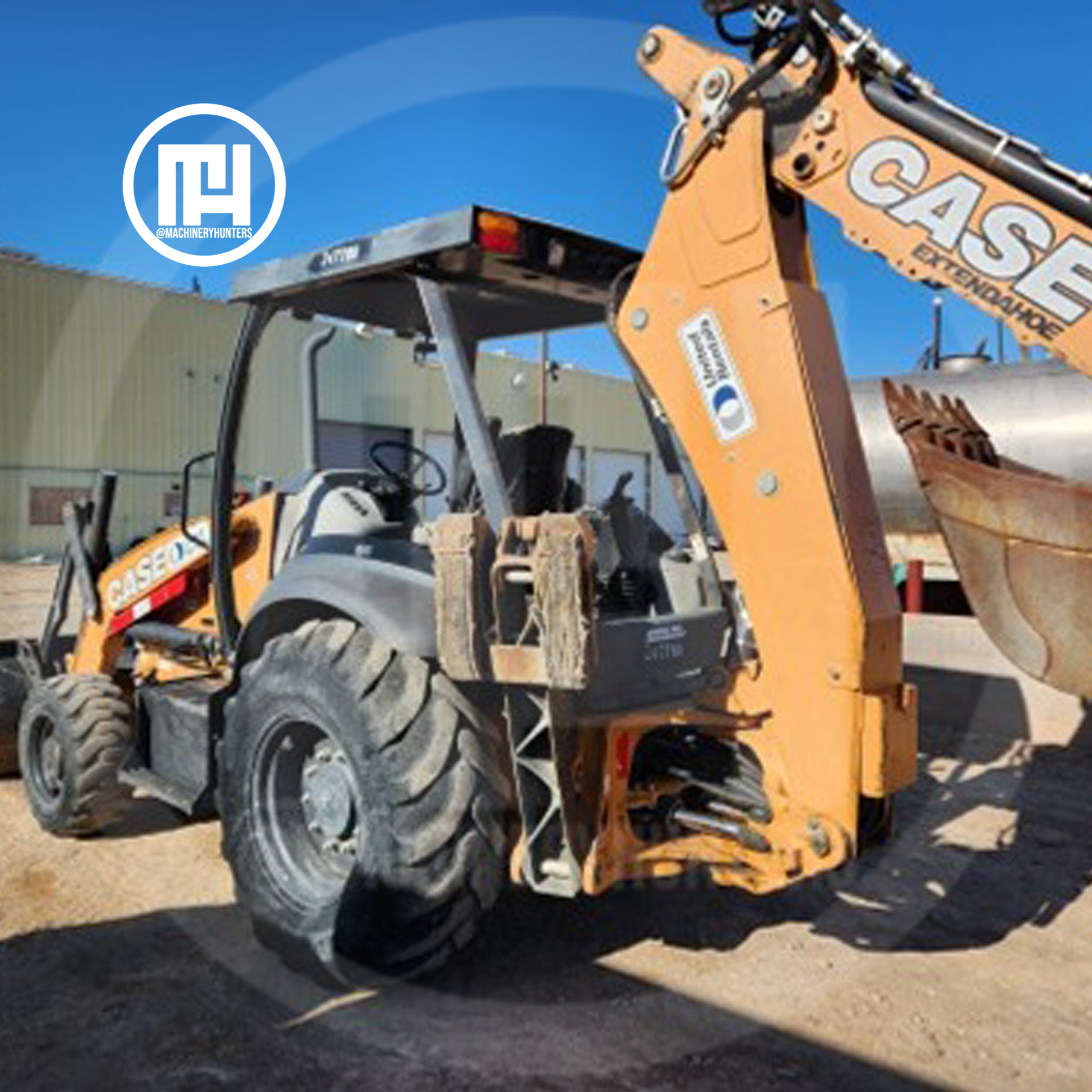 Brazo excavador trasero de la Retroexcavadora Case 580N EP 2019